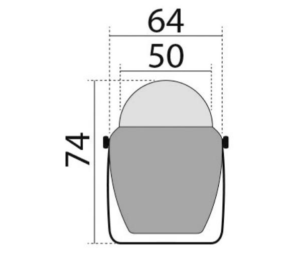 Osculati Compas Brujula 2 Pulgadas con Soporte