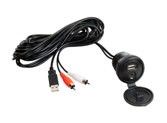 Osculati Cable Auxiliar USB-AUX con Panel Estanco