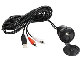 Osculati USB-AUX Cord with Watertight Front Panel