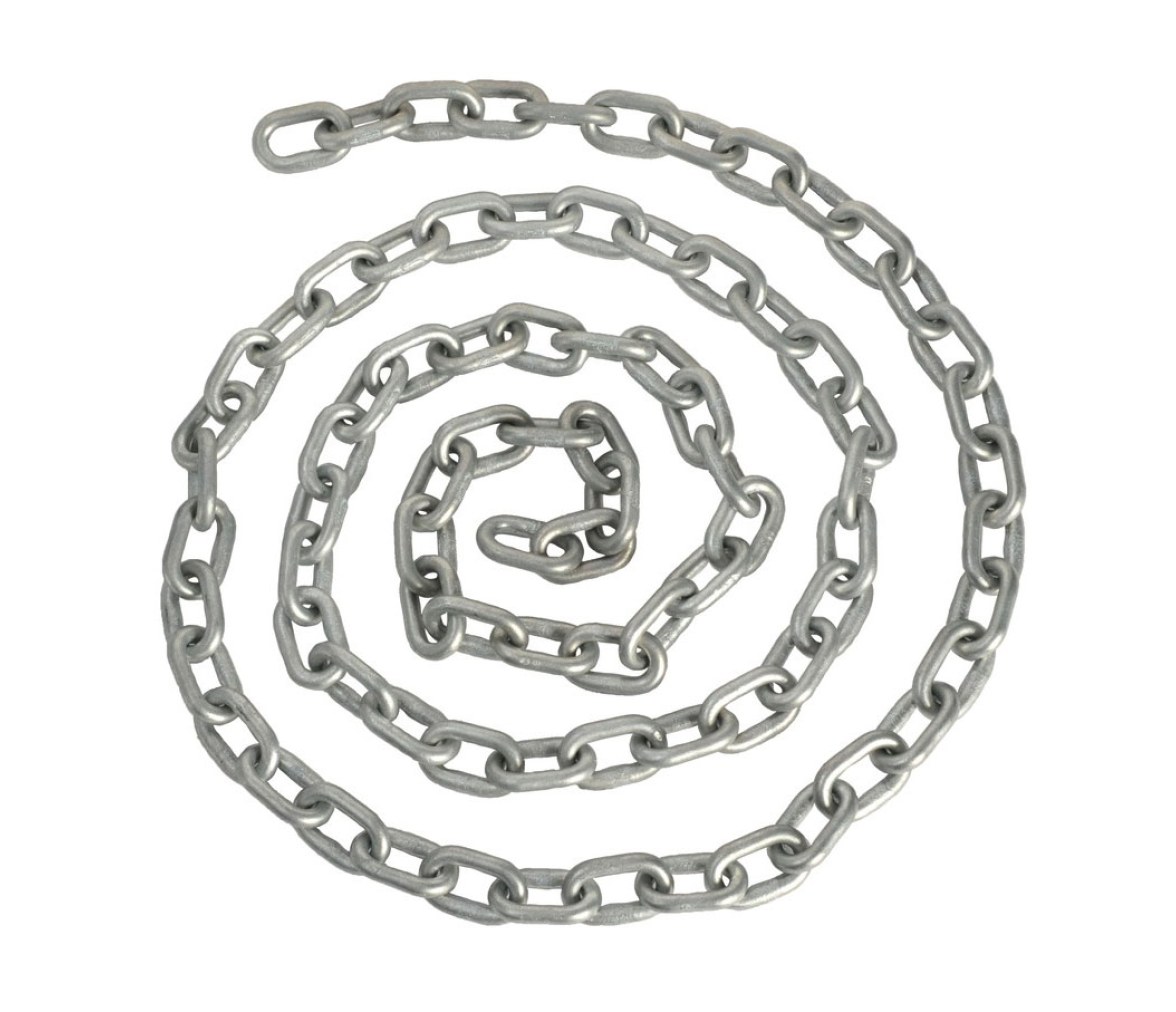 Osculati Cadena Calibrada Galvanizada 14 mm DIN766/ISO x 150 m