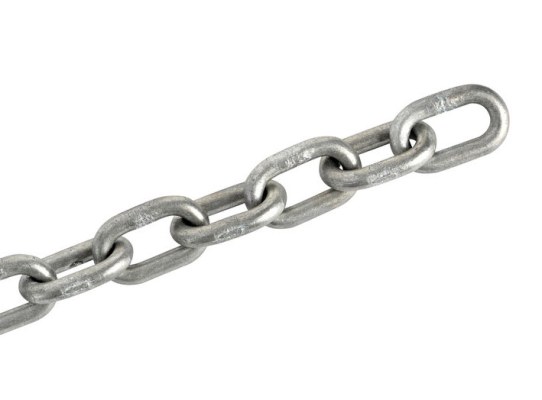 Osculati Cadena Calibrada Galvanizada en Caliente G70 DIN766/ISO 8mm x 75m