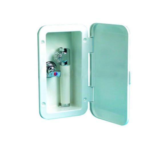 Osculati Caja Ducha con Grifo Mezclador y Pulsador Extraible