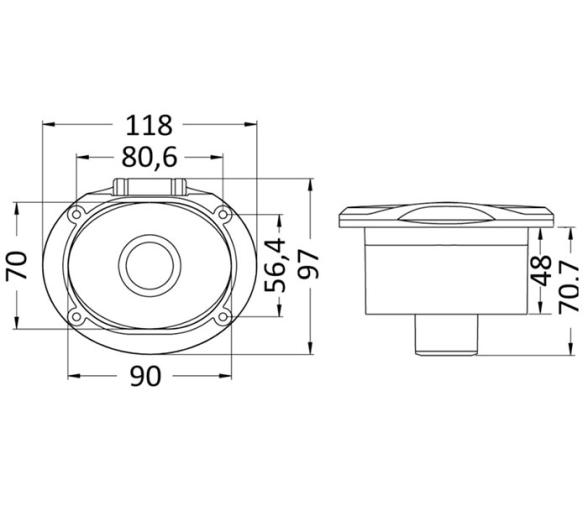 Osculati Caja Elissa INOX y Ducha Keji
