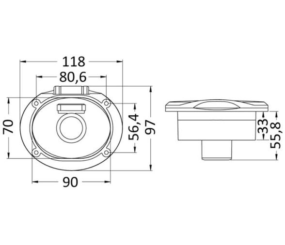 Osculati Caja Elissa INOX y Ducha Tiger