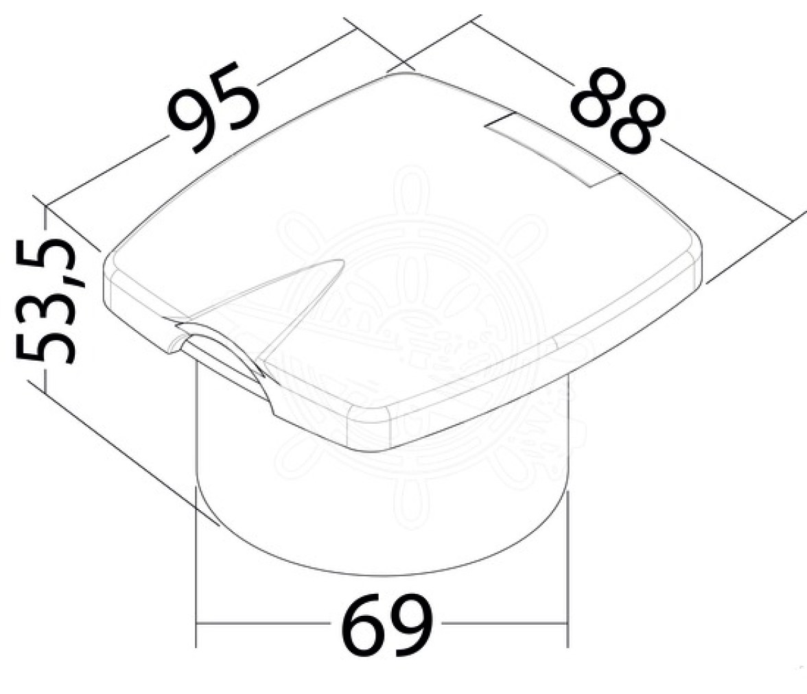 Osculati Caja New Edge con mezclador