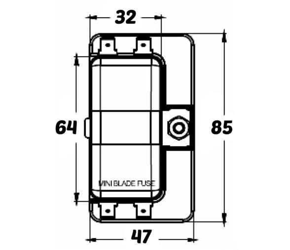 Osculati Caja Portafusible 4 salidas