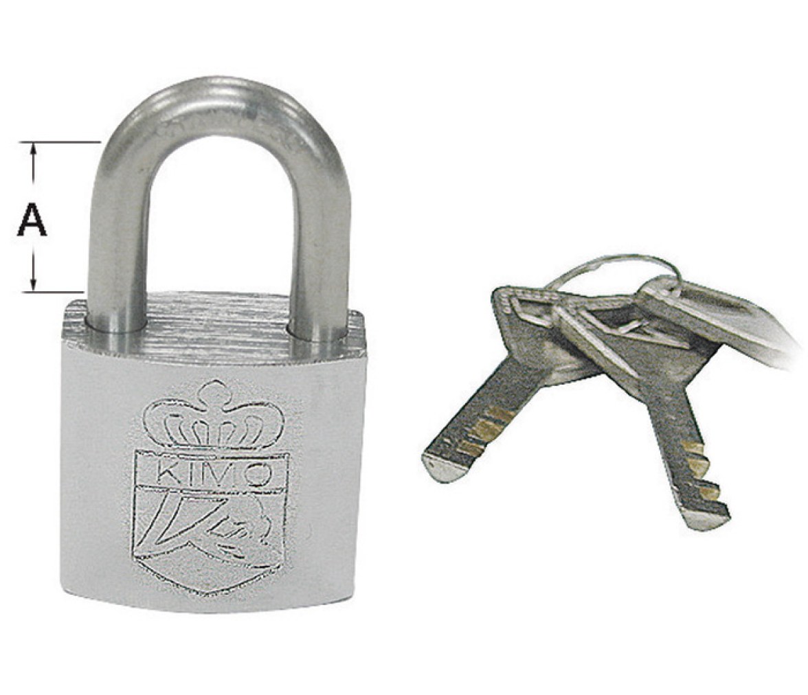 Candado Inoxidable 25x19 mm