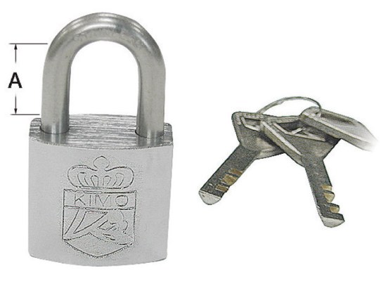 SS padlock 25x19 mm