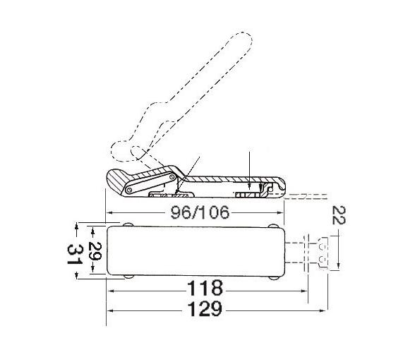 Osculati Cierre Tapa Anti-Vibracion Blanco
