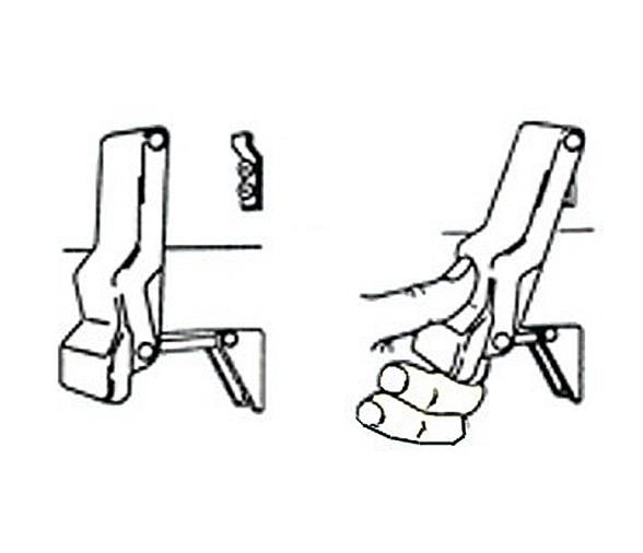 Osculati Cierre Tapa Anti-Vibracion Negro