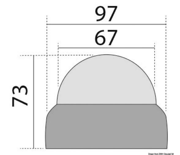 Osculati Compas Brujula 2 Pulgadas Superficie
