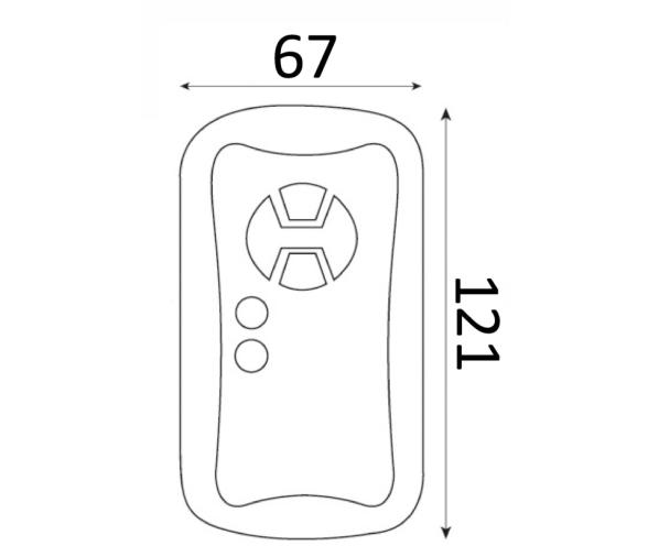Osculati Control Inalambrico para Foco Electrico 12V