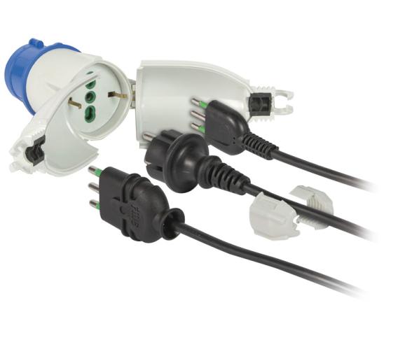 Adaptador Estanco para Conexión Schuko