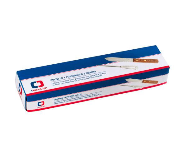 Osculati Cuchilo y Punzón Acero Inoxidable