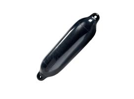 Osculati Defensa Inflable Negra con Ojal Doble