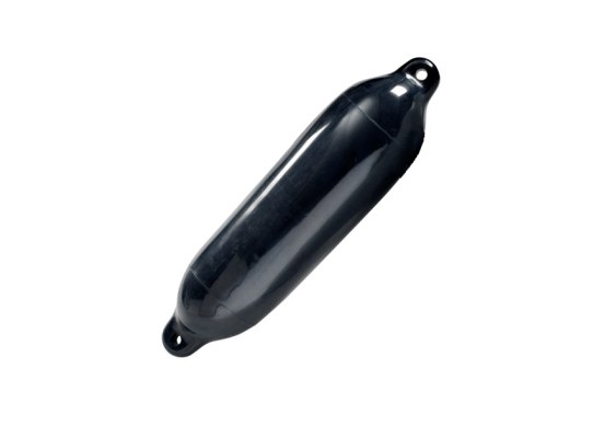 Osculati Black Inflatable Fender with Double Eyelet