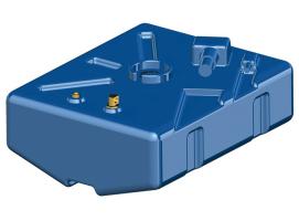 Osculati Fuel Tank Polyethylene 62 L