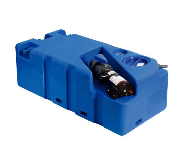 Osculati Depósito de Aguas Negras con Macerador 24 V 70L