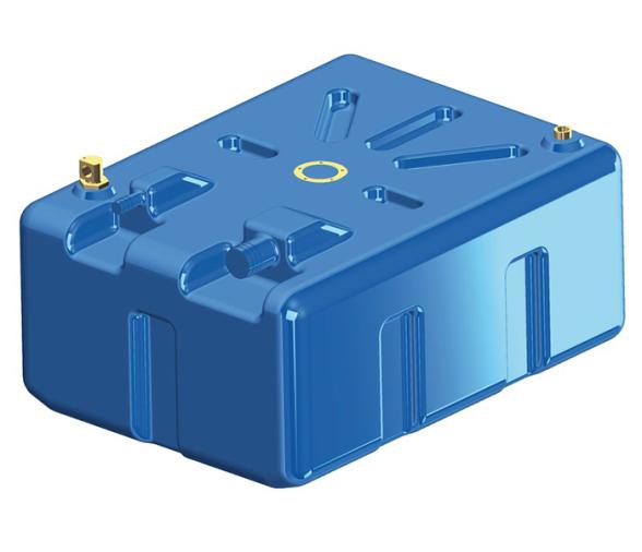 Osculati Depósito de Combustible PE 60 L
