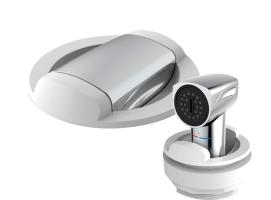 Osculati Ducha Saturn Mezclador Integrado Base Horizontal Blanco