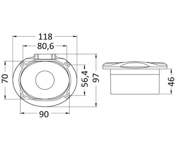 Osculati Caja Elissa con Mezclador en Inox