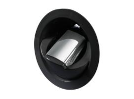 Osculati Ducha Saturn Agua Fría Vertical Base Plástico Negro