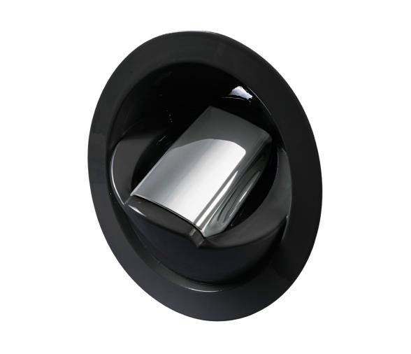 Osculati Ducha Saturn Agua Fría Vertical Base Plástico Negro