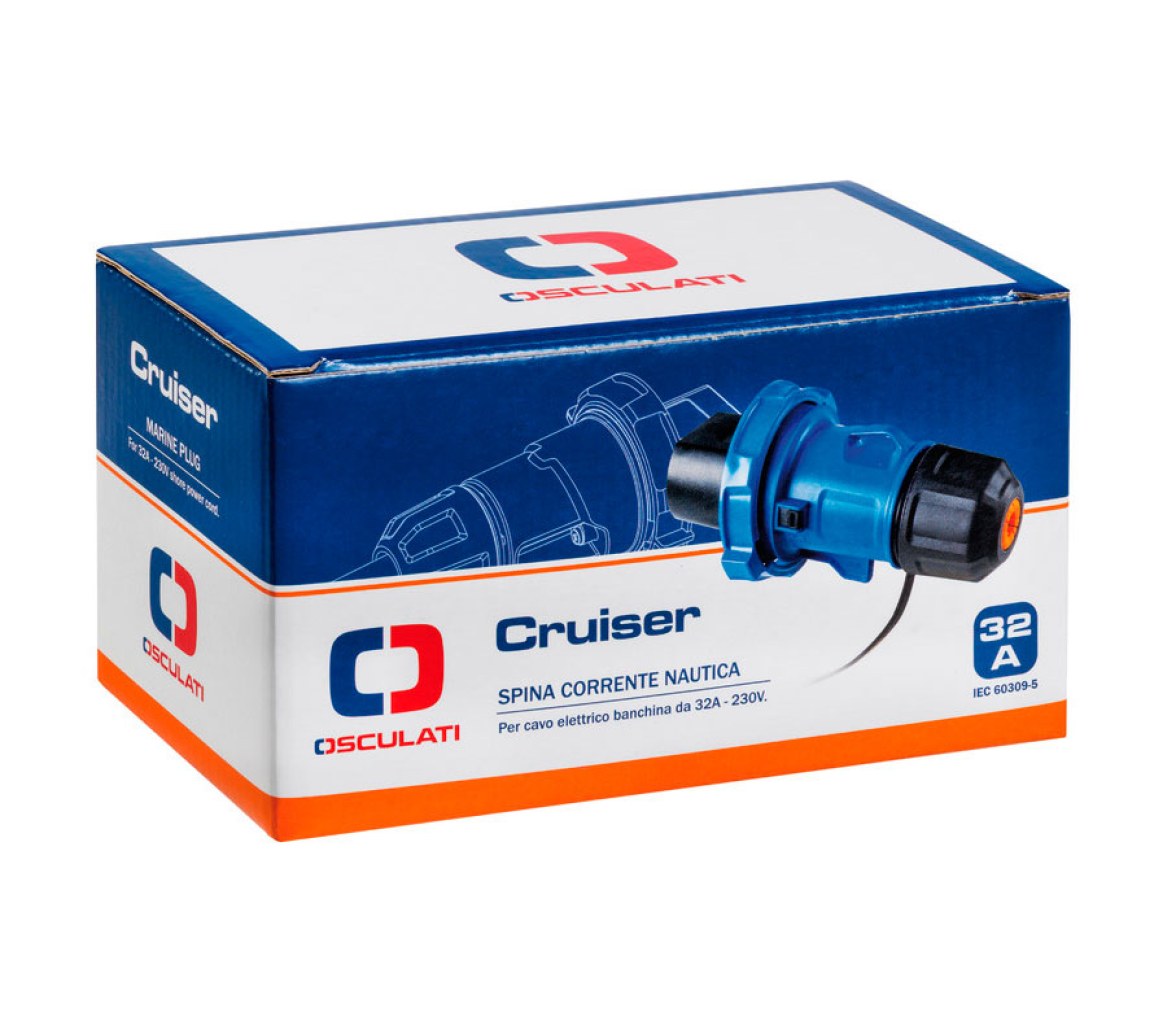 Osculati Enchufe de Nylon Cruiser 32A