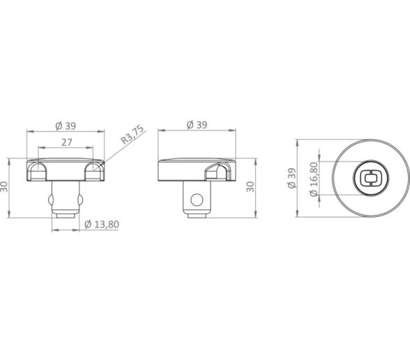 Osculati Enganche Rapido para Base de Fijacion