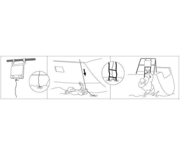 Osculati Escalera de Emergencia Negra