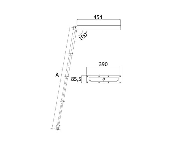 Osculati Escalera Plegable Acero Inoxidable 3 peldaños