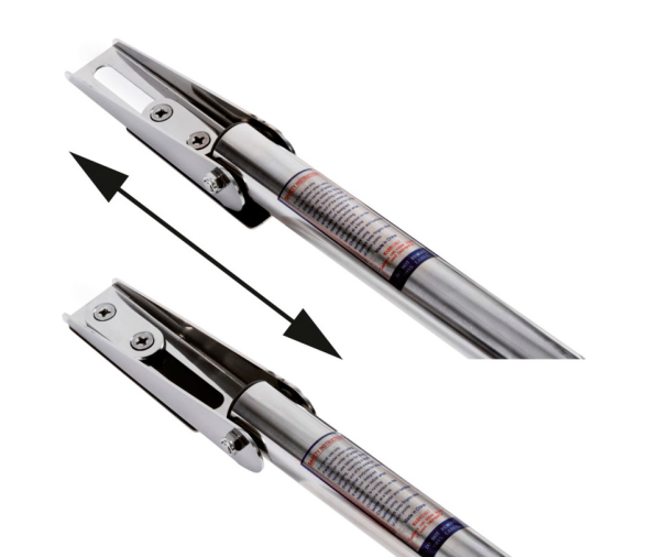 Osculati Escalera Deslizable Telescópica Grande para Plataforma