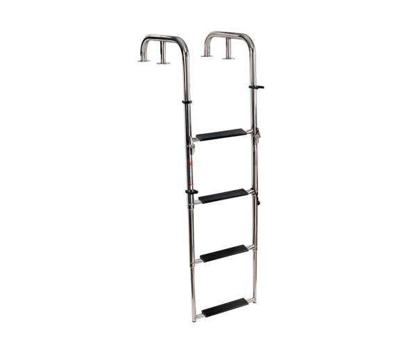 Osculati Escalera Telescópica Plataforma de 4 Peldaños