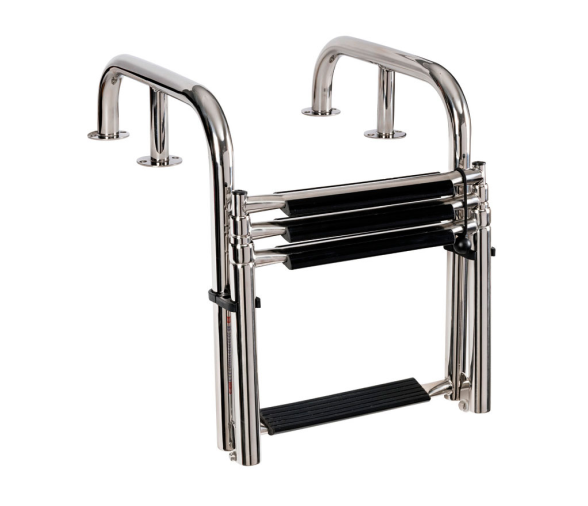 Osculati Escalera Telescópica Plataforma de 4 Peldaños