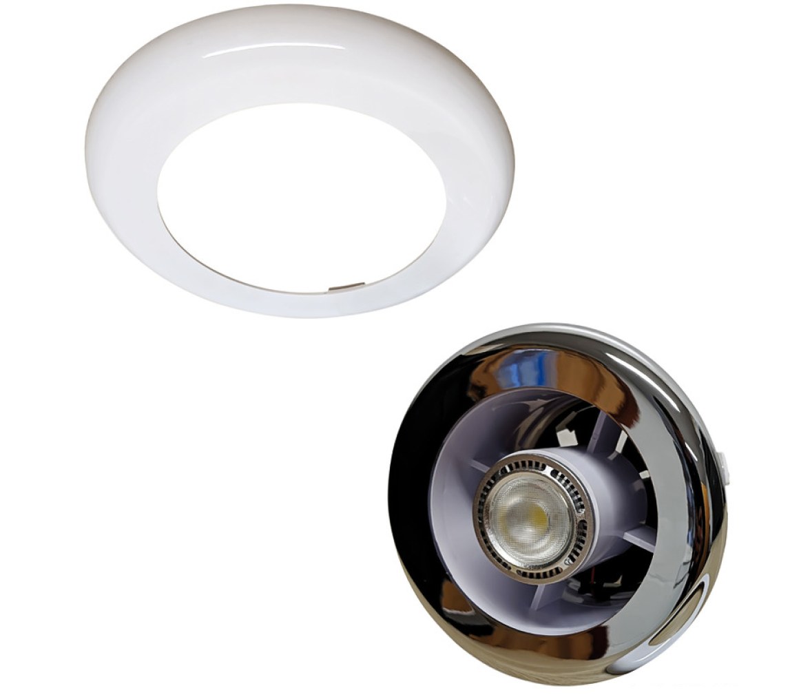 Extractor aire con luz LED