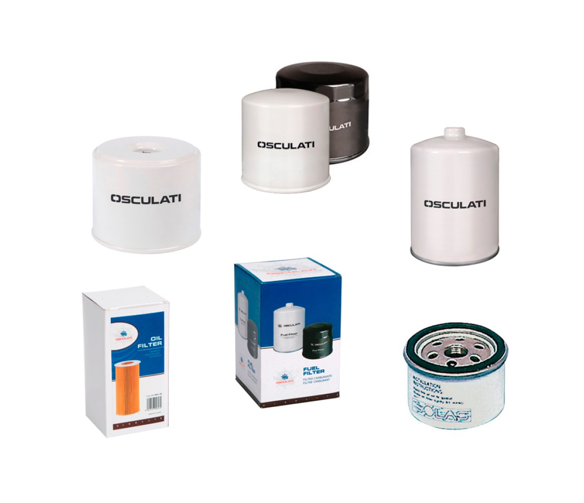 Osculati Filtro de Combustible para Motores Volvo