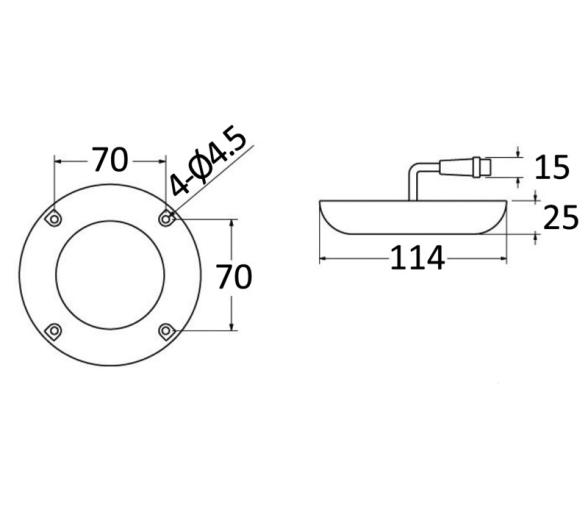 Osculati Focos LEDs Sumergible
