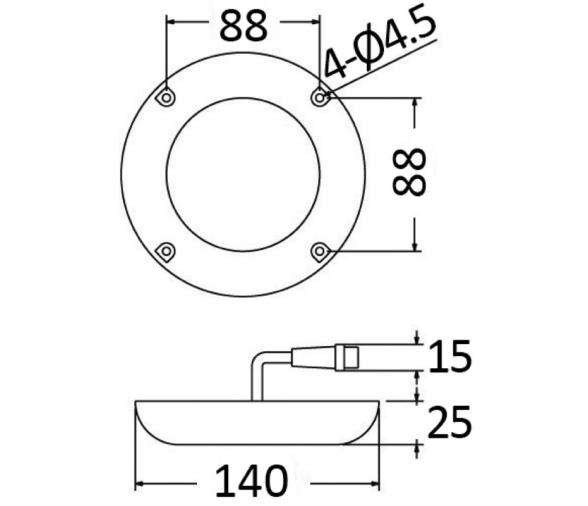 Osculati Focos LEDs Sumergible
