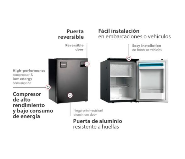 Osculati Frigo Nevera  50 l con Panel Frontal Clean Touch
