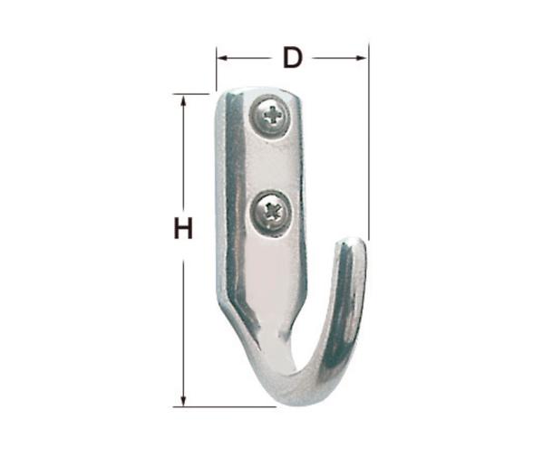 Osculati Gancho SS pulido