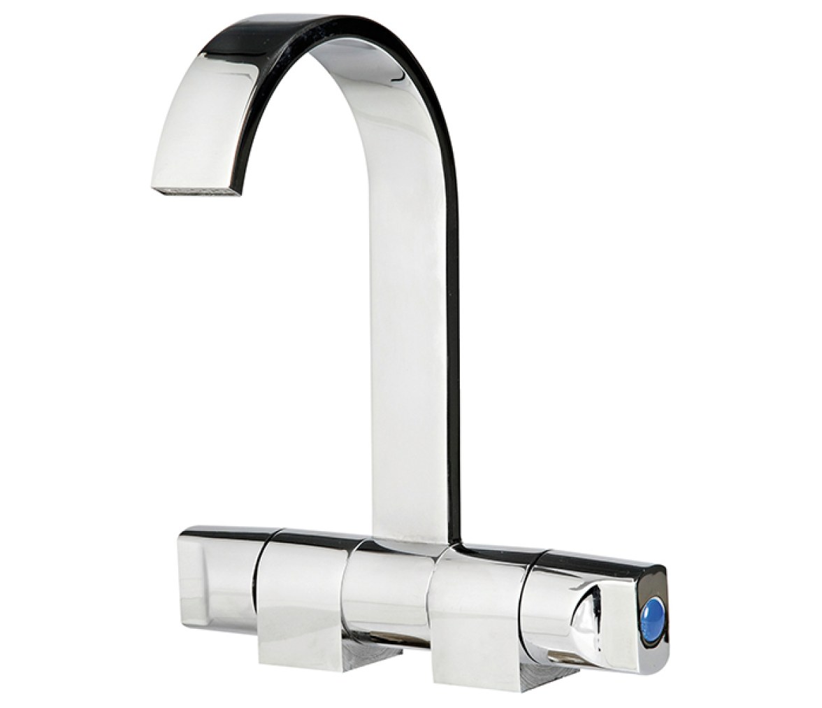 Osculati Grifo giratorio con mezclador Style agua fria caliente