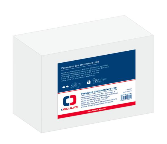 Osculati Guiacabos con sistema de bloqueo para cabos de amarre