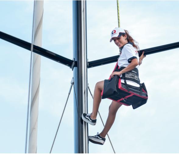 Osculati Guindola con Asiento Rigido Acolchado