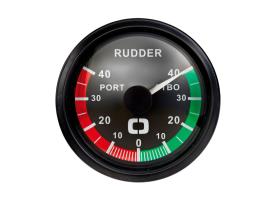Osculati Indicador de Ángulo de Timón Negro/Negro