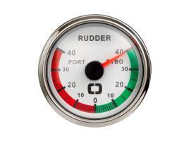 Osculati Indicador de Ángulo de Timón Blanco/Brillante