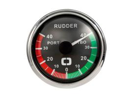 Osculati Indicador de Ángulo de Timón Negro/Brillante