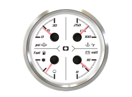 Osculati Indicador Multifunción 85 mm Blanco