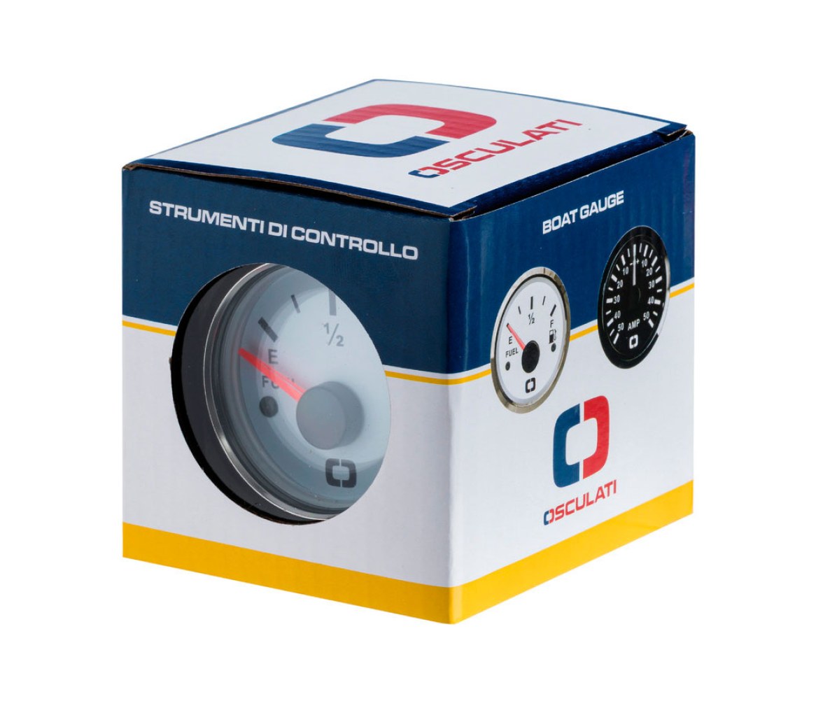 Osculati Indicador Multifunción 85 mm Blanco