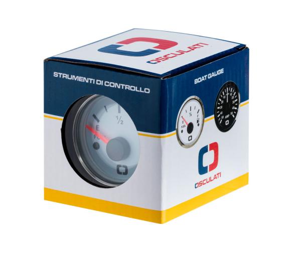 Osculati Indicador Multifunción 85 mm Blanco