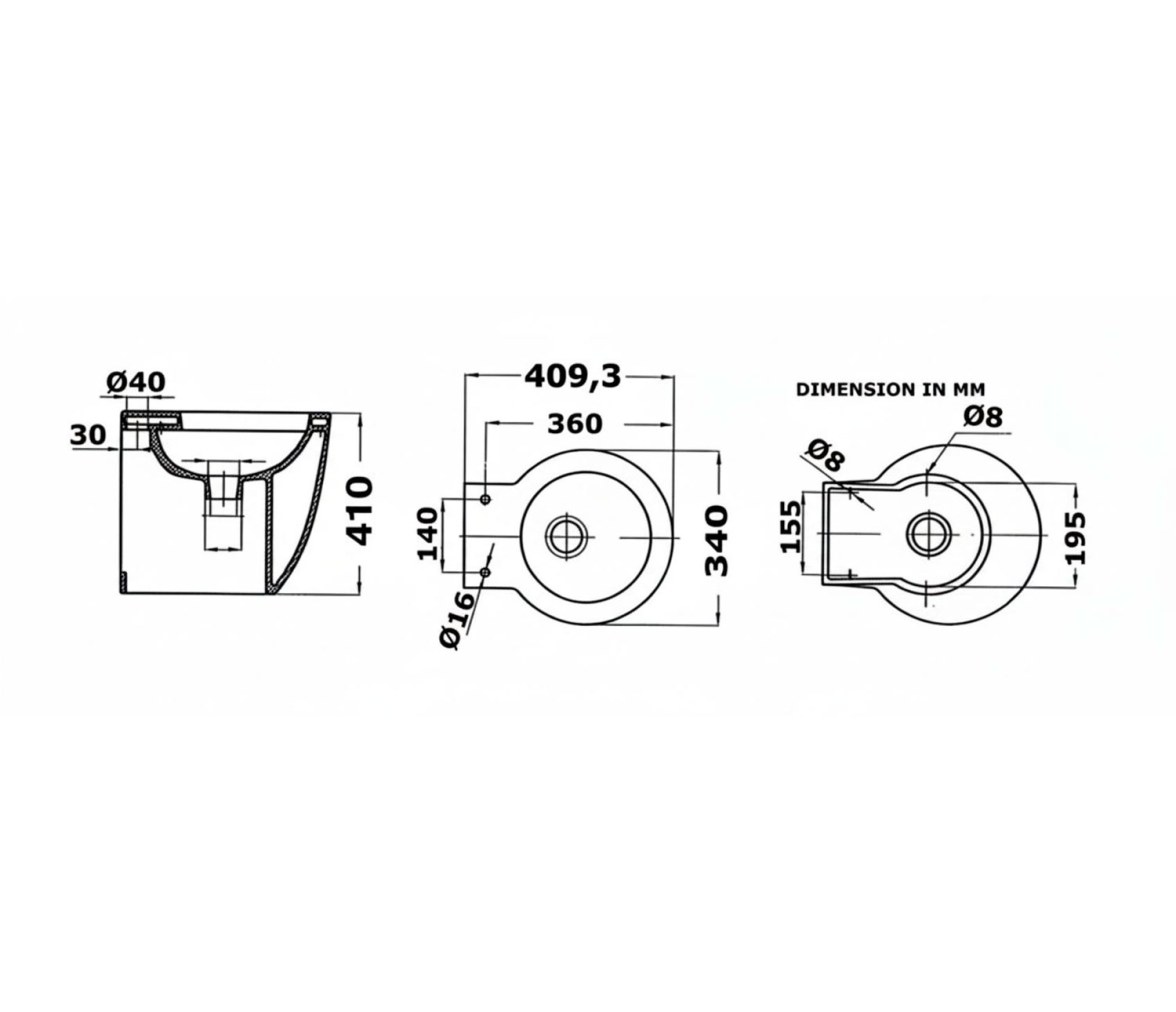 Osculati Inodoro Automático Silent Slim